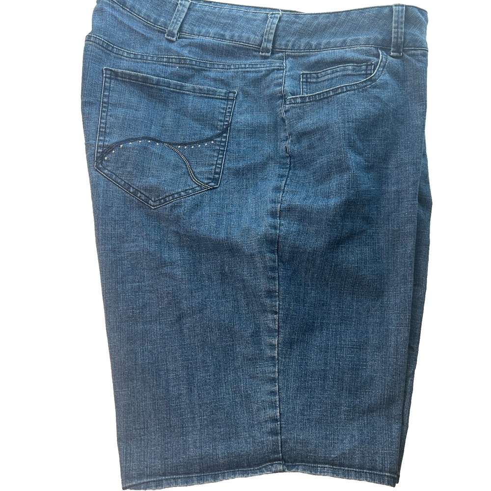 Riders‎ Women's Shorts Size 22W 22 Blue Casual Stretch W42 L10.5